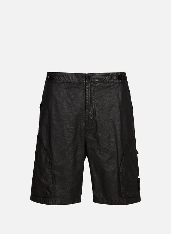 Textured logo Bermuda shorts STONE ISLAND Textured logo Bermuda shorts STONE ISLAND