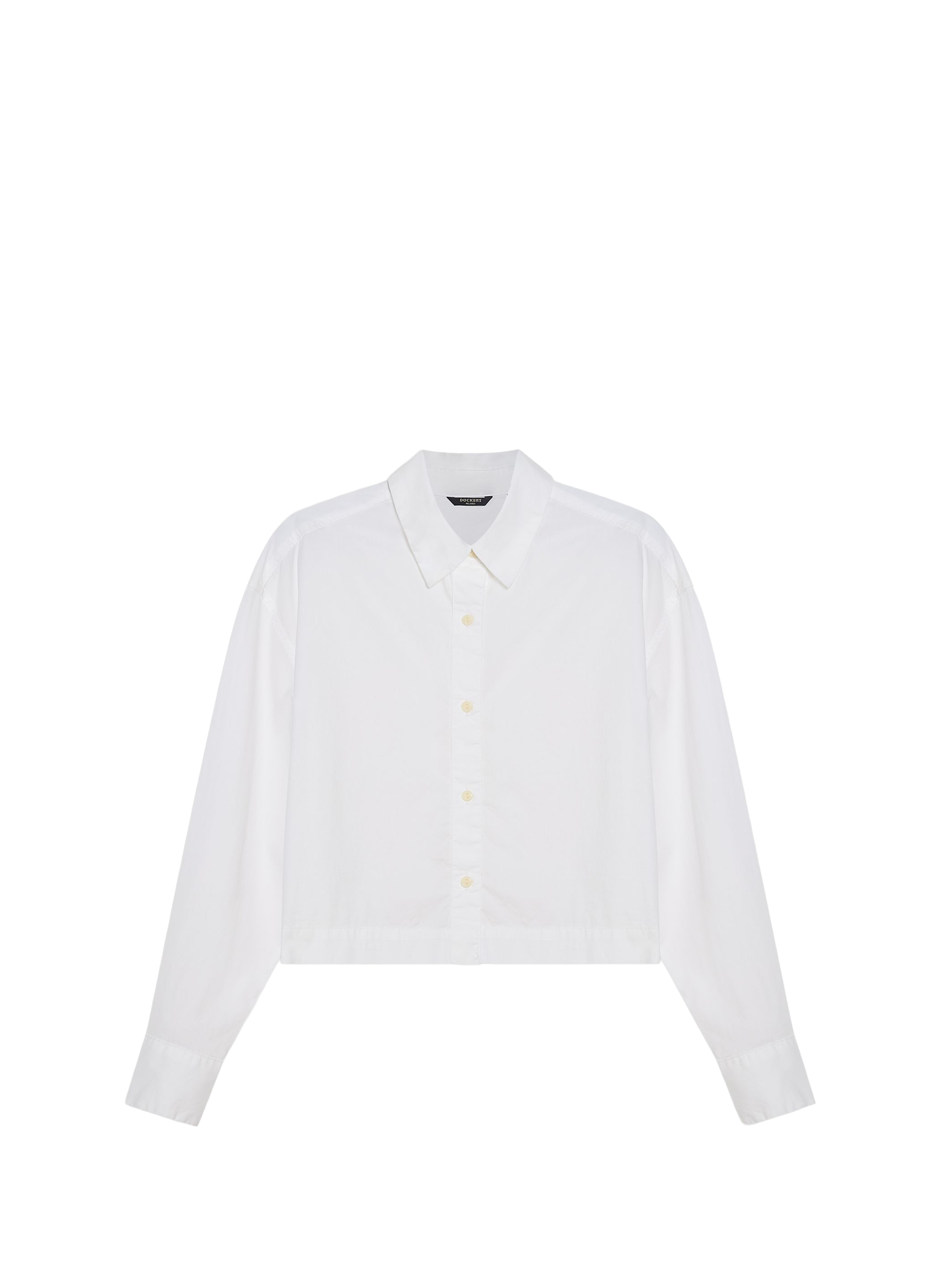 Chemise à rayures en coton DOCKERS Blanc