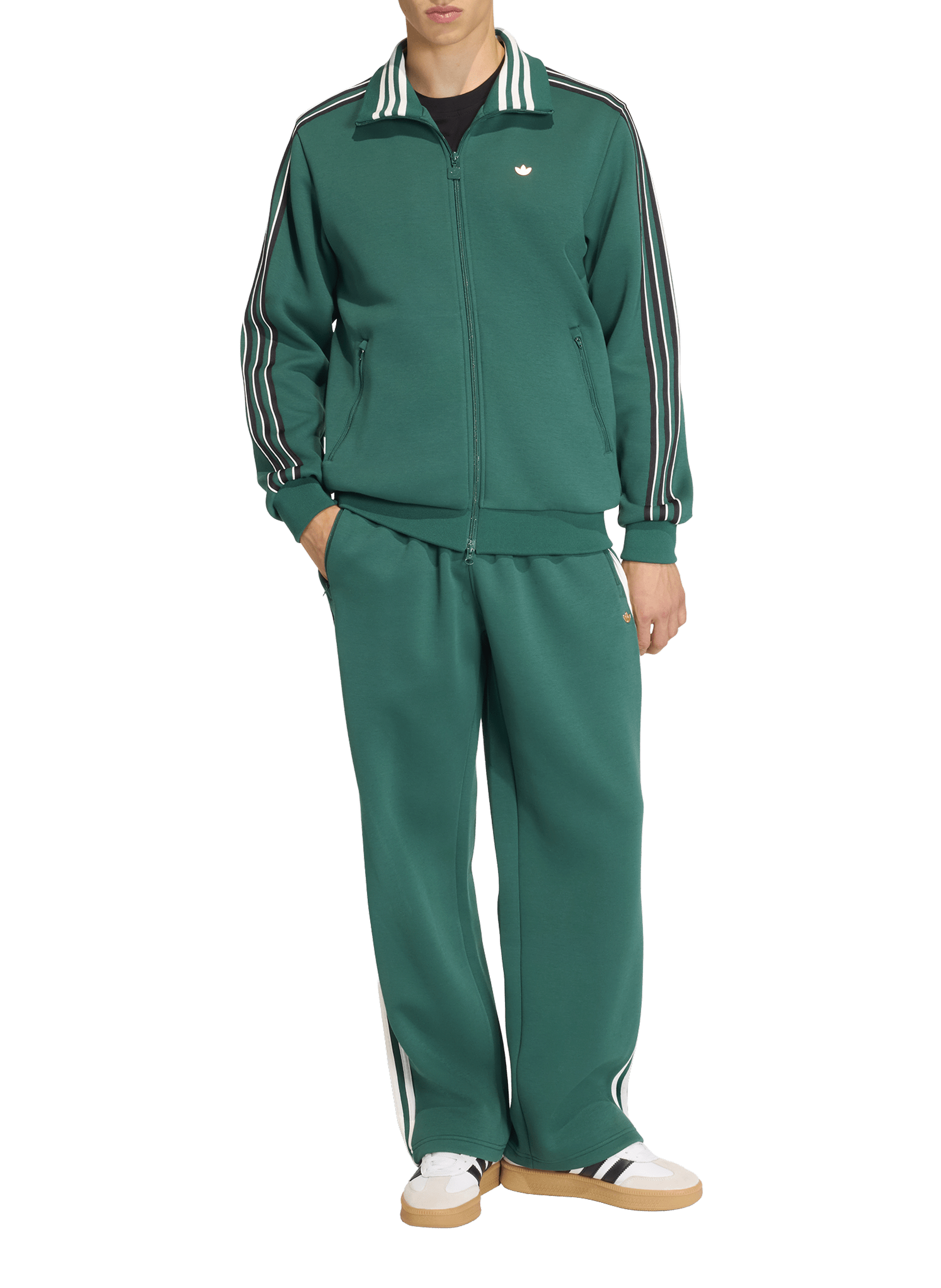 Cotton-blend joggers ADIDAS Green