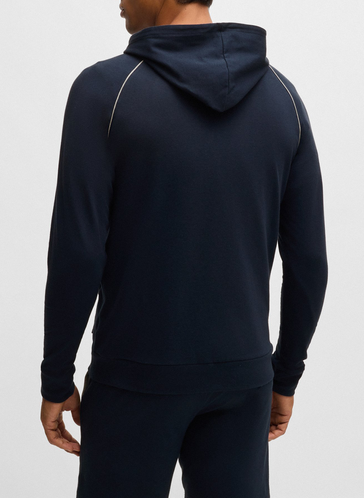 Sweat à capuche zippé Bleu