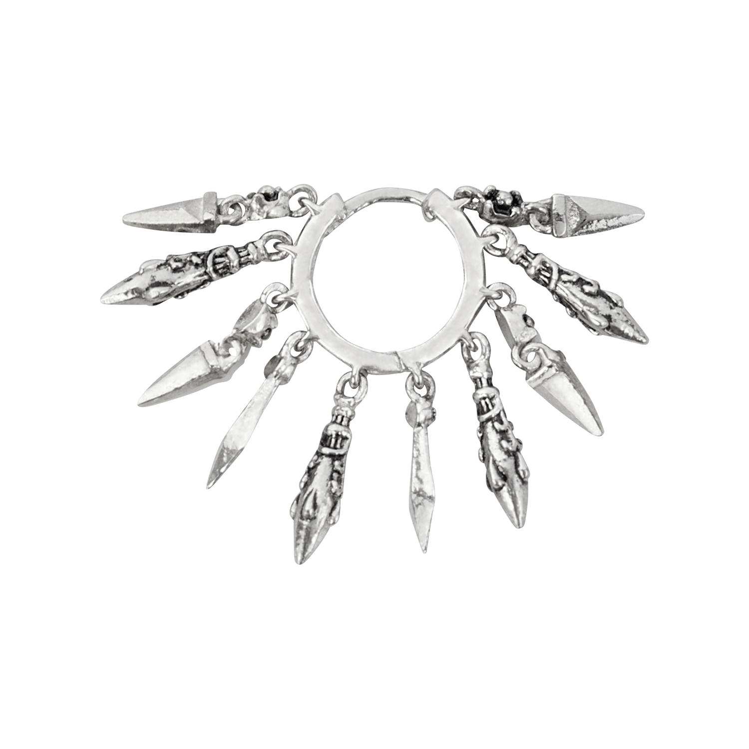 Boucle d'oreille mina BA&SH Argent