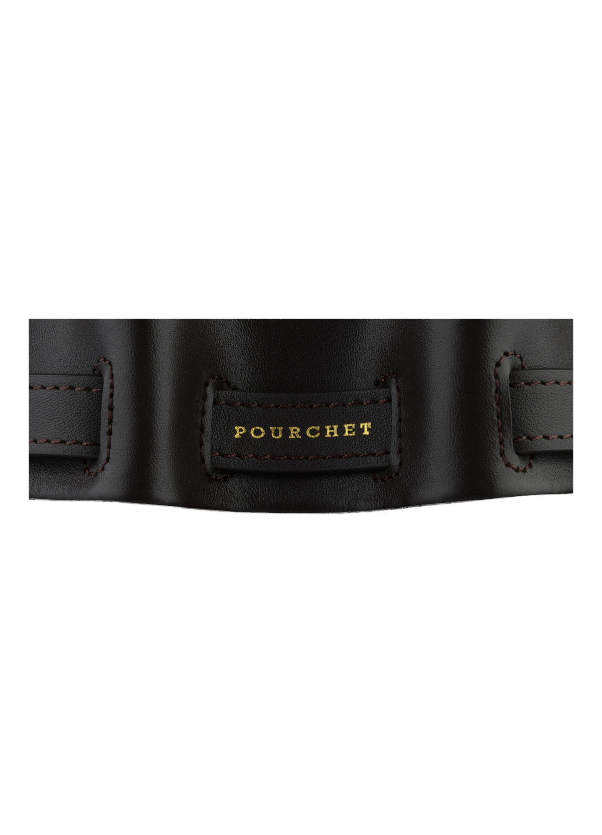 Blossom daim | sac porté travers pm POURCHET Marron