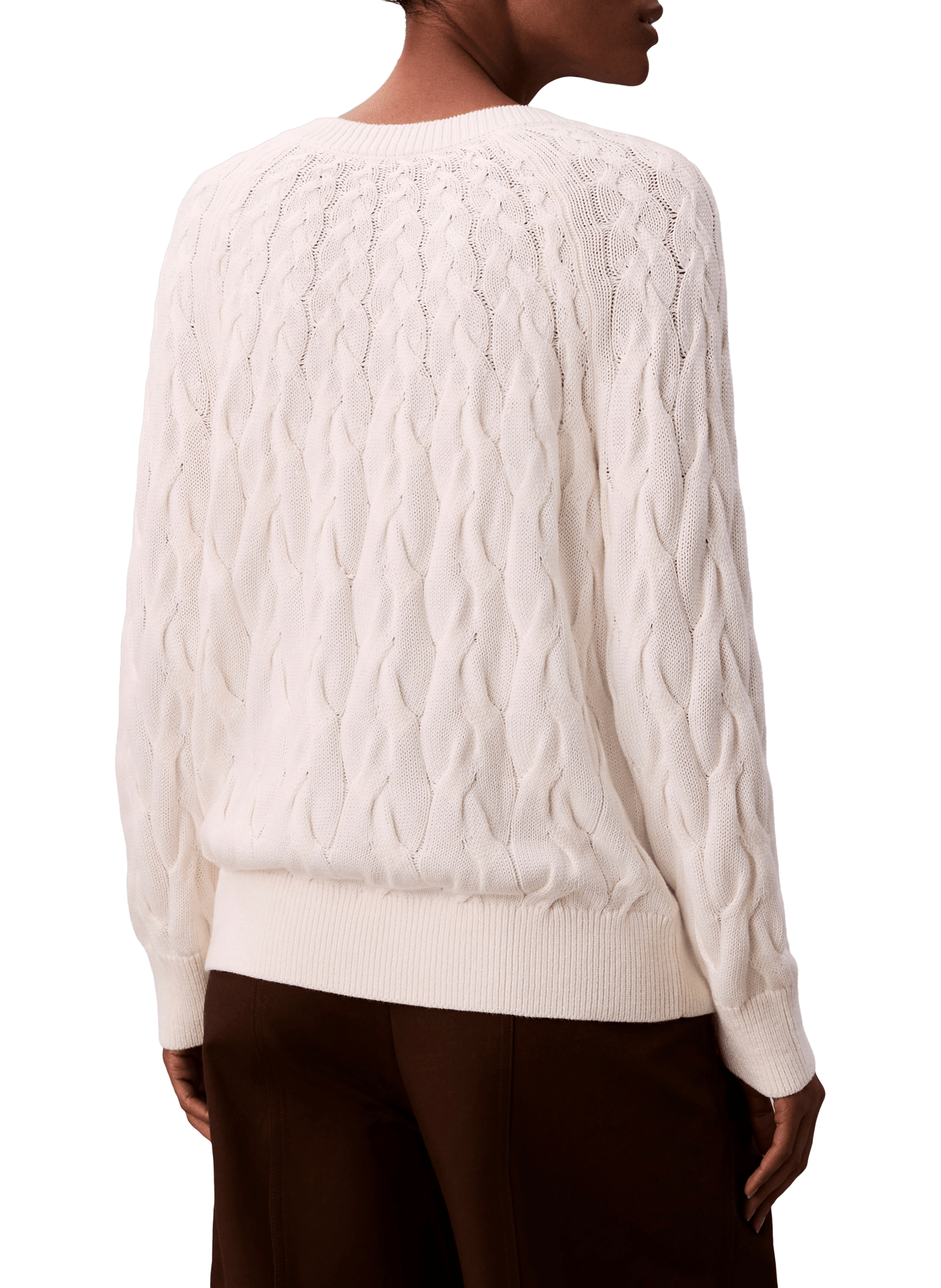 Pull en maille CALVIN KLEIN Beige