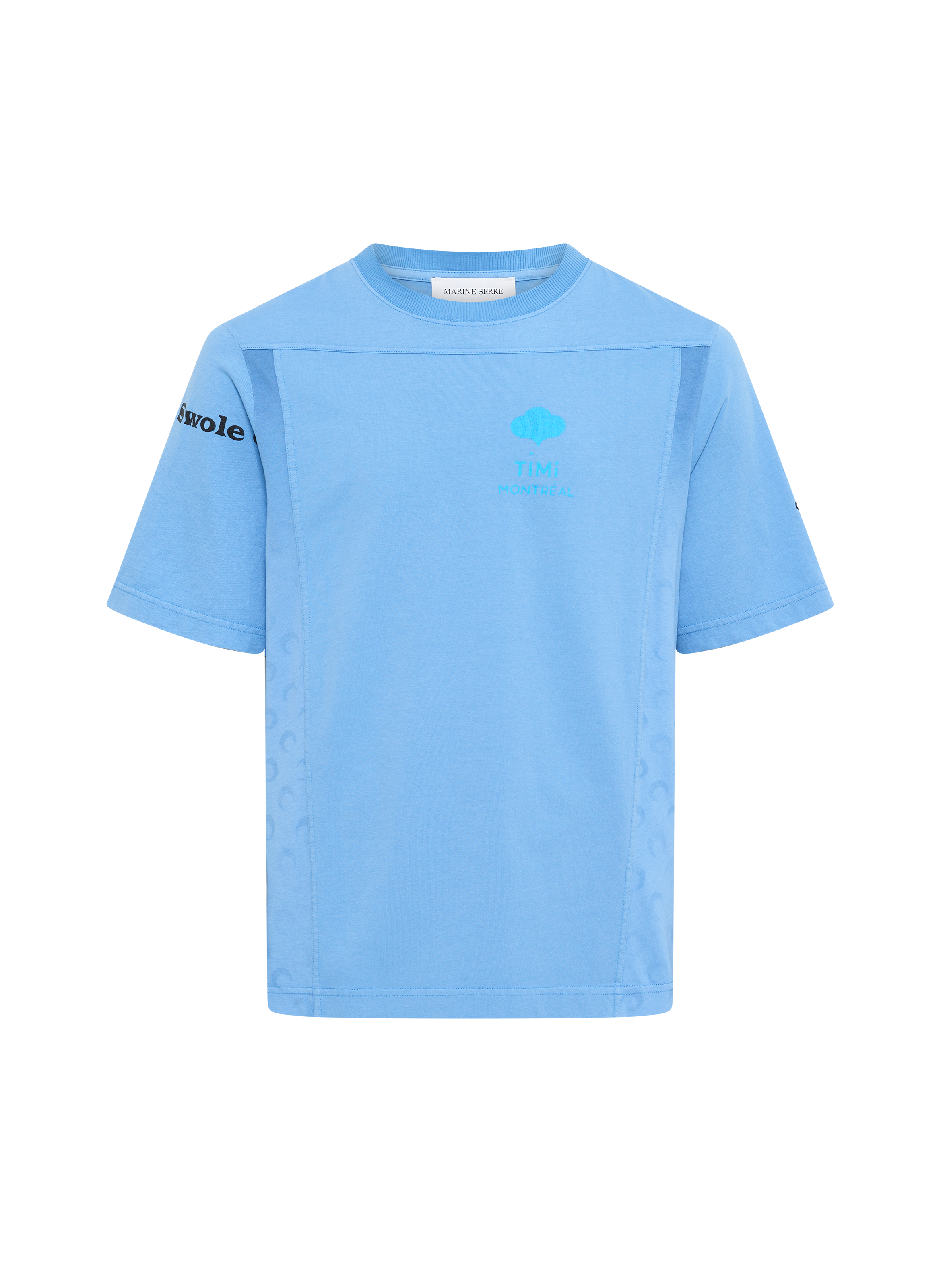 Regenerated graphic t-shirts regular fit t-shirt MARINE SERRE Blue