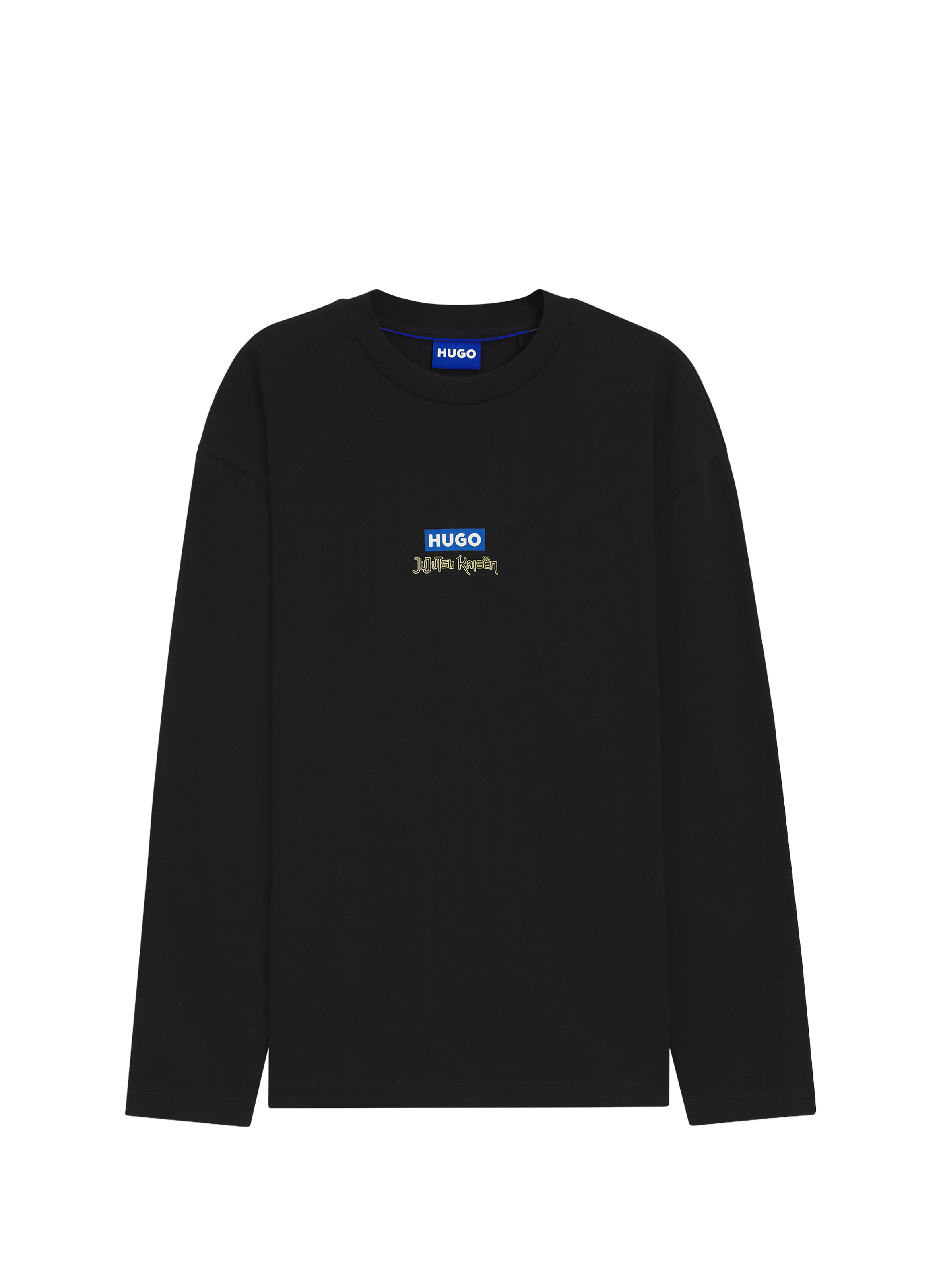 Long-sleeve Jujutsu Kaisen cotton T-shirt HUGO BLUE Black