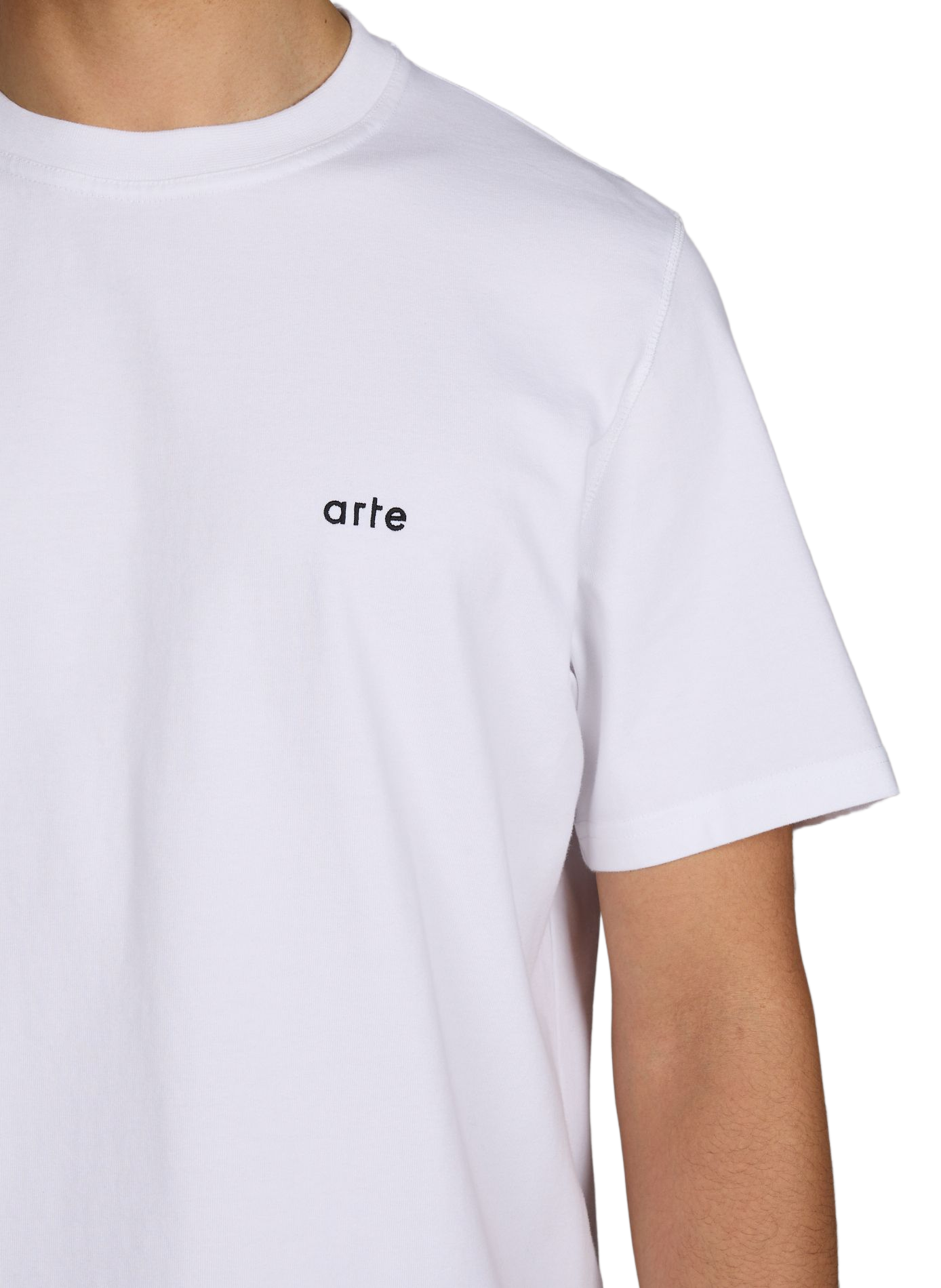 Straight printed cotton T-shirt ARTE ANTWERP White