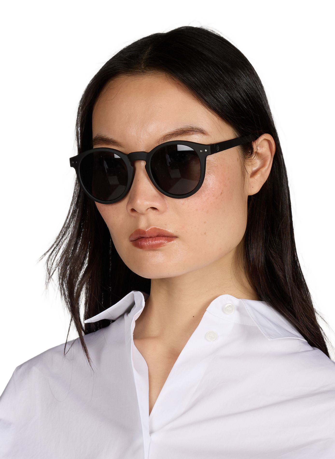 Lunettes de soleil rondes IZIPIZI Noir