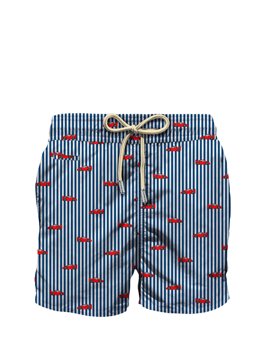 Short de bain imprimé Light Fantasy MC2 SAINT BARTH Bleu