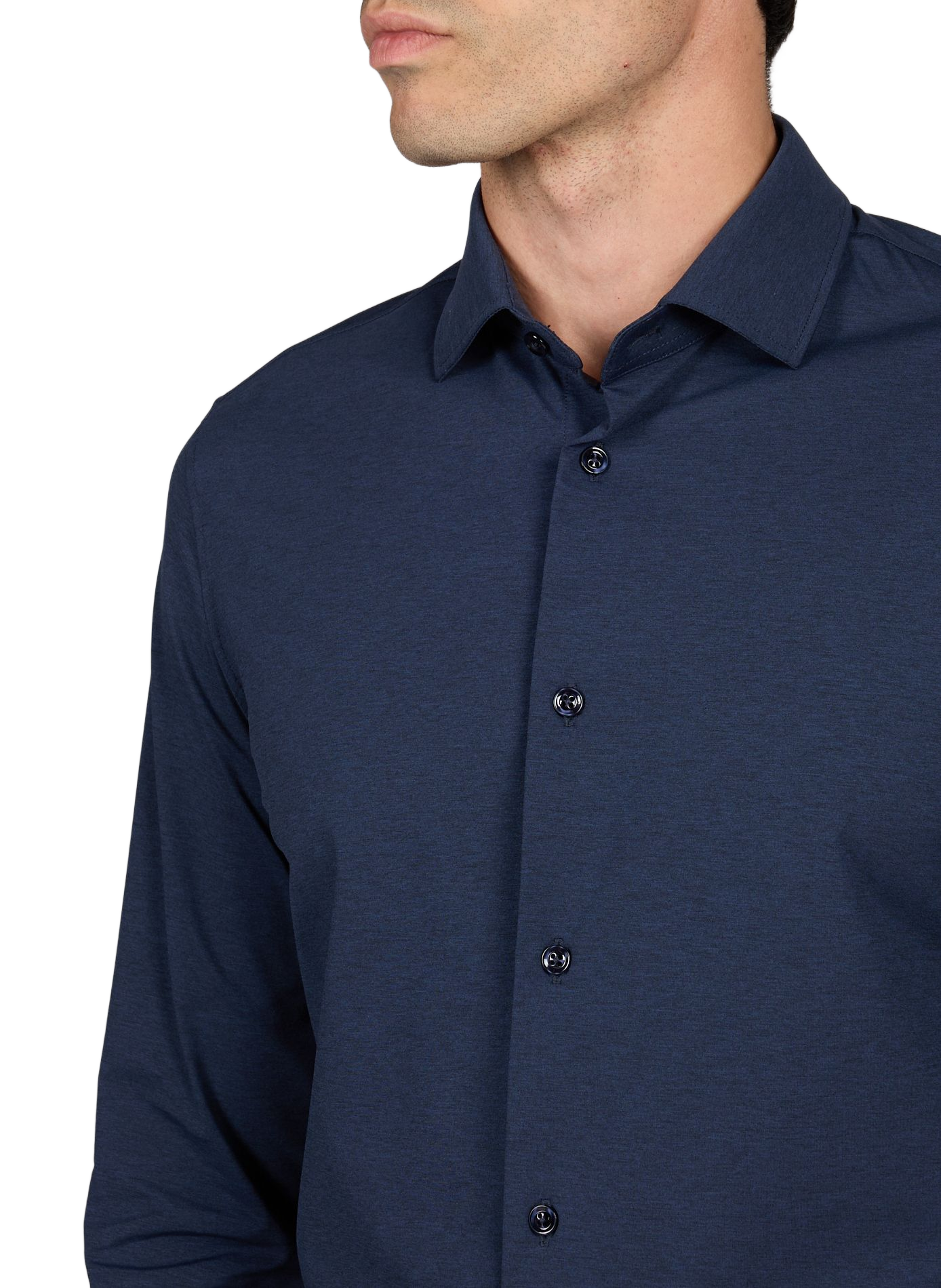 Straight classic collar shirt CRUNA Blue
