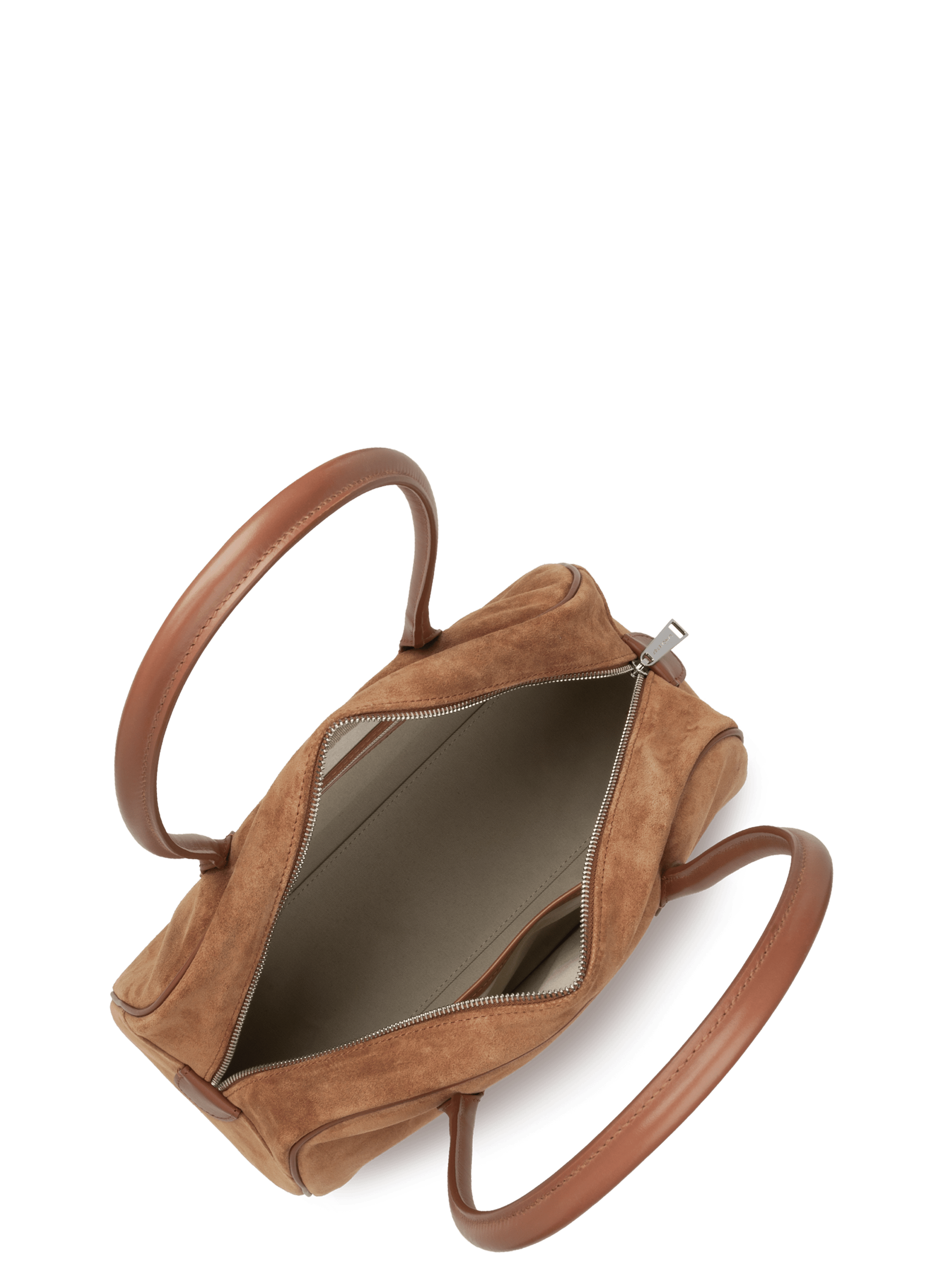 Large tote bag - suède LANCASTER Brown