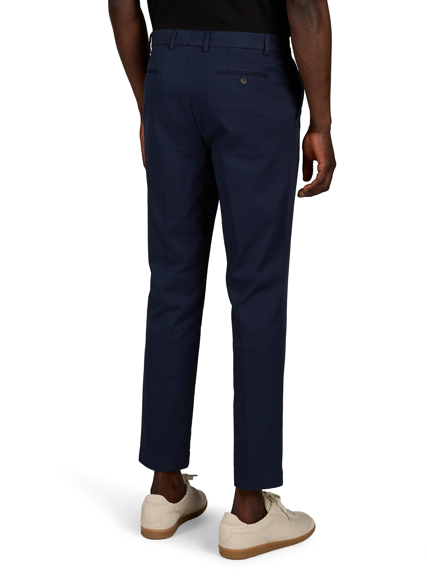 Chino-Slim-Fit-Hose Brera aus Baumwollmischung CRUNA Blau