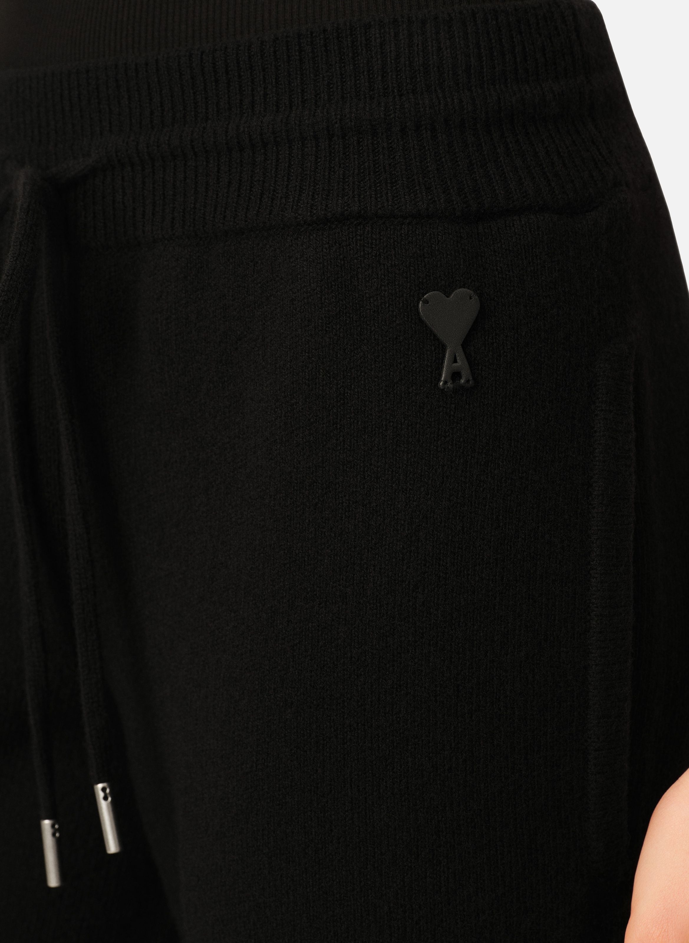 Jogging unisexe en laine AMI PARIS Noir