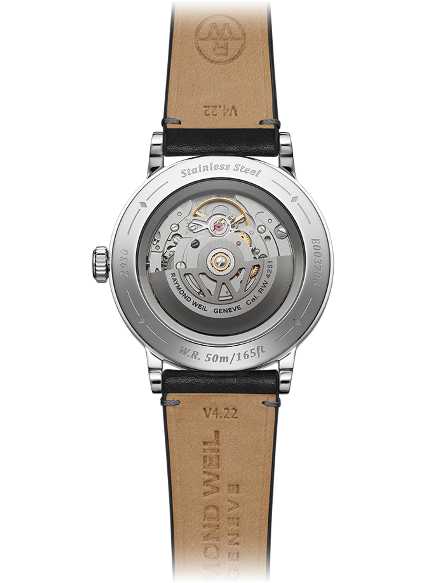 Montre automatique Millesime Petite Seconde en cuir RAYMOND WEIL Gris