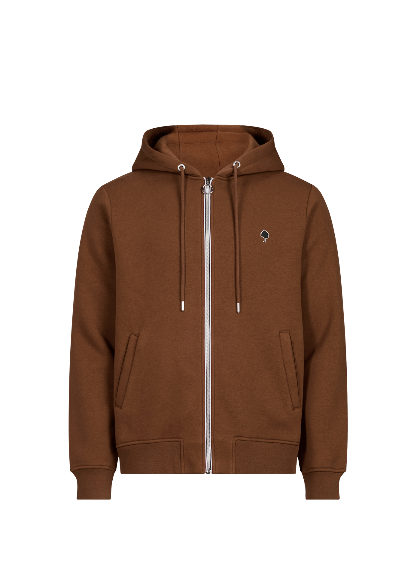 Hoodie van gemengd katoen FAGUO Bruin