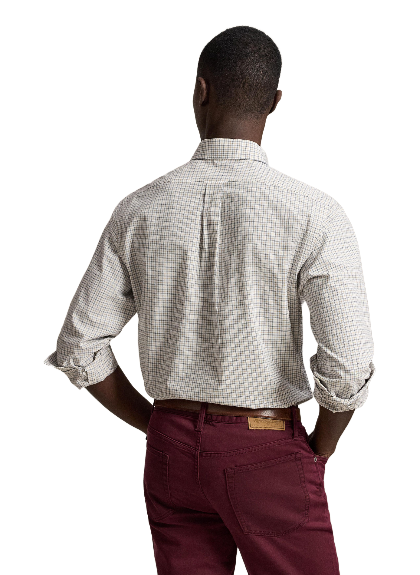 Chemise cintrée en coton mélangé POLO RALPH LAUREN Blanc