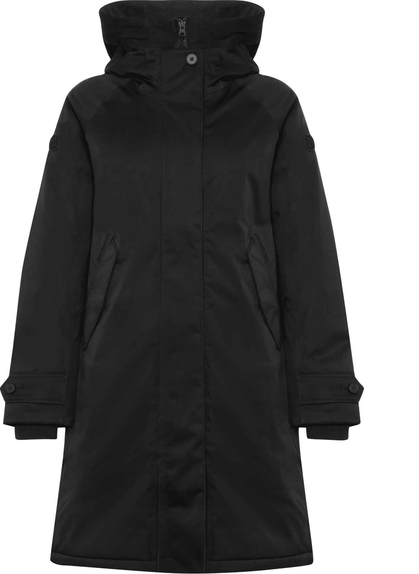 Mittellanger LUNA-Parka mit Kapuze DIDRIKSONS Schwarz