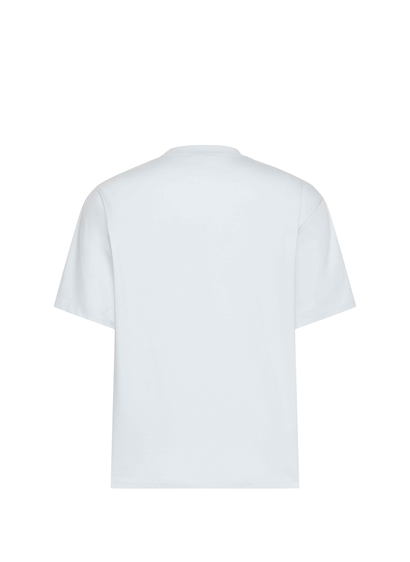 Straight round neck cotton T-shirt CALVIN KLEIN Blue