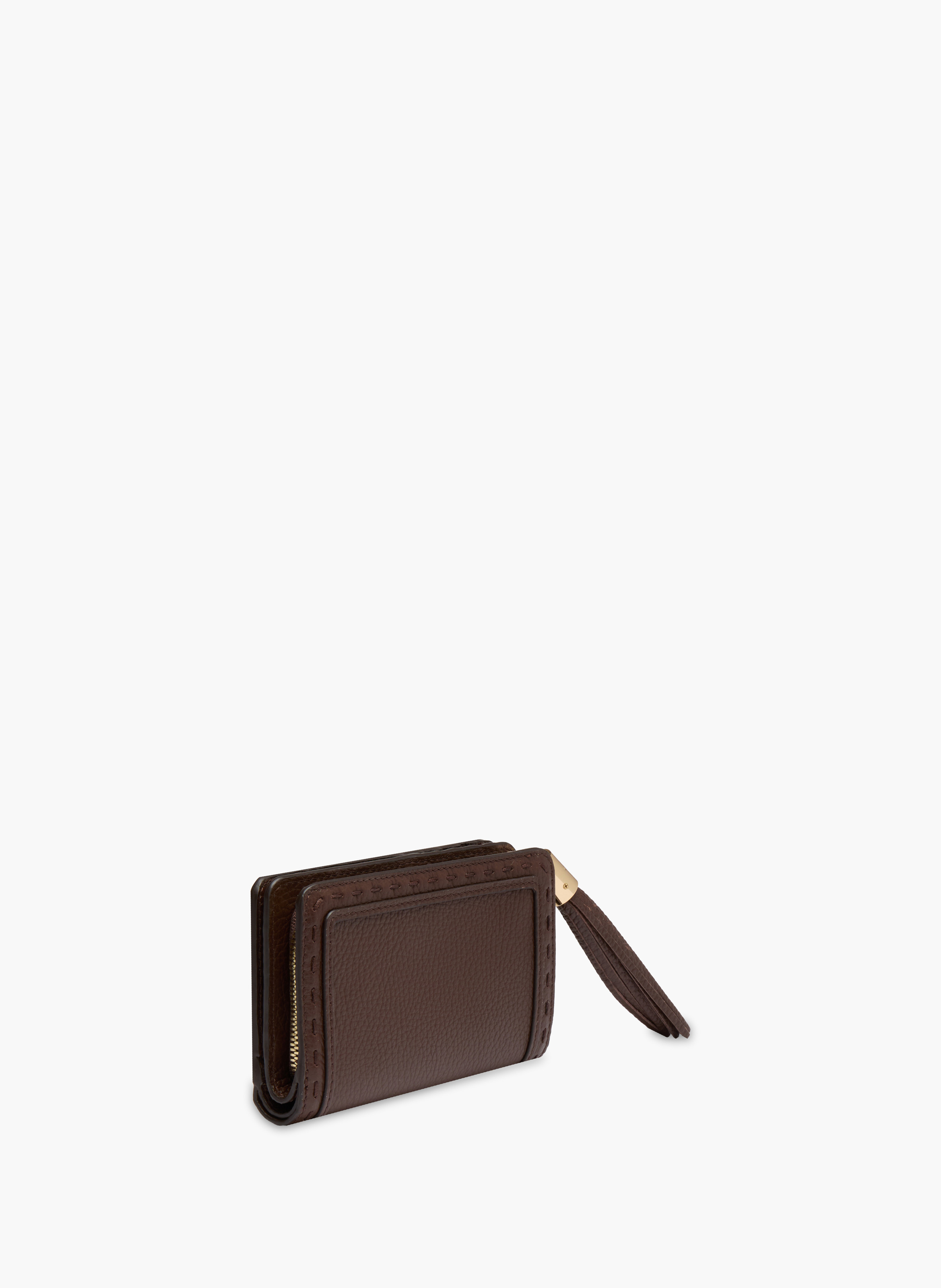 Compacte rechthoekige portefeuille van Lancel's Premier Flirt in leer. | Bruin LANCEL Dames