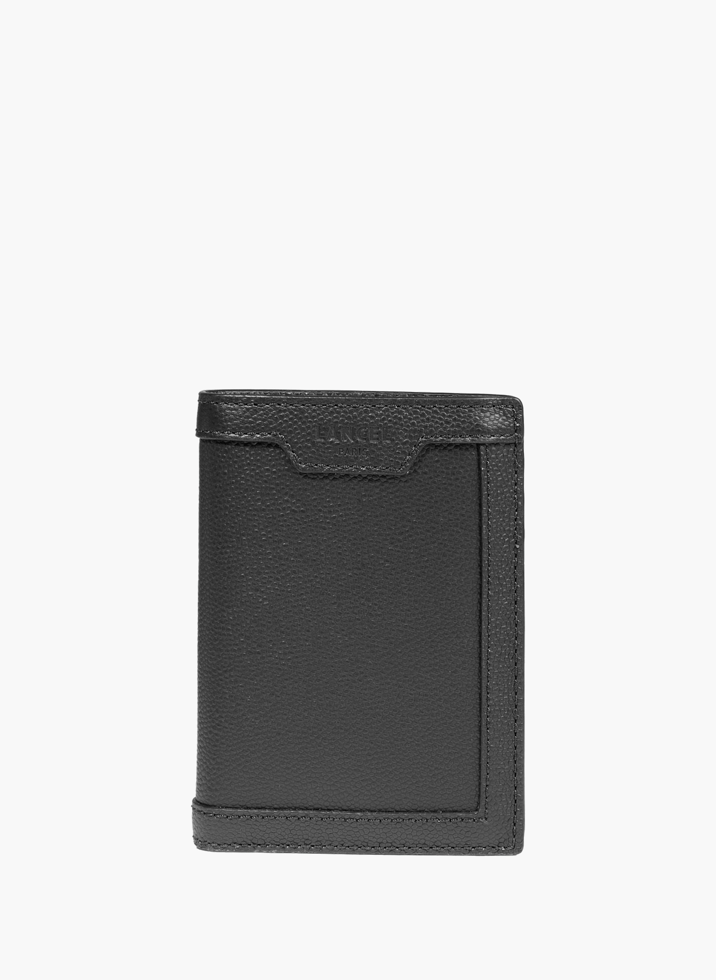 Europese portefeuille Charlie van Lancel in leer LANCEL Zwart