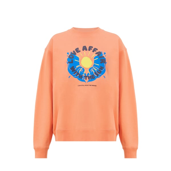 Sweatshirt imprimé en coton