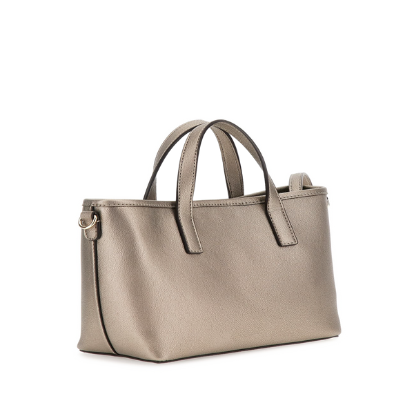 Guess Latona Mini Handbag In Brown