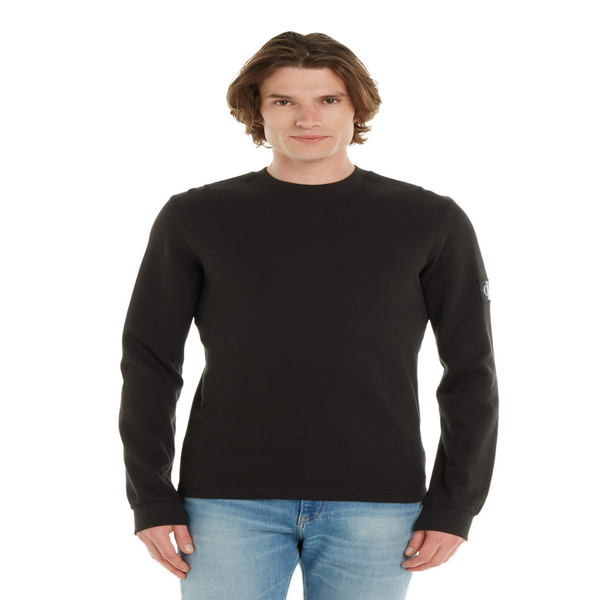 Calvin Klein Cotton Sweatshirt In Black