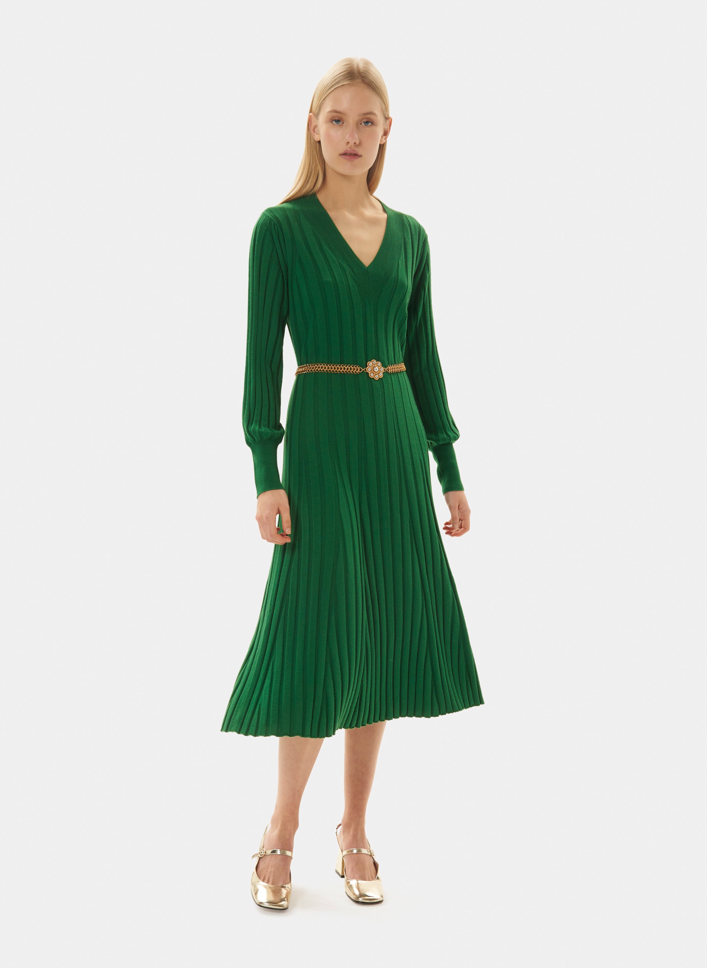 Robe ryoka TARA JARMON Vert