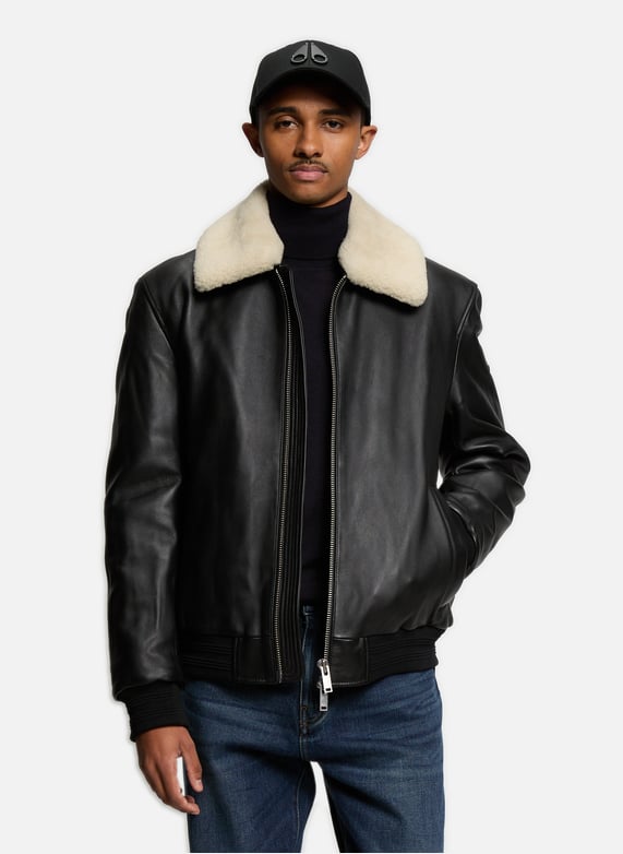 Blouson Aviateur Veste Simili Cuir Homme Bonobo Vêtement Blouson