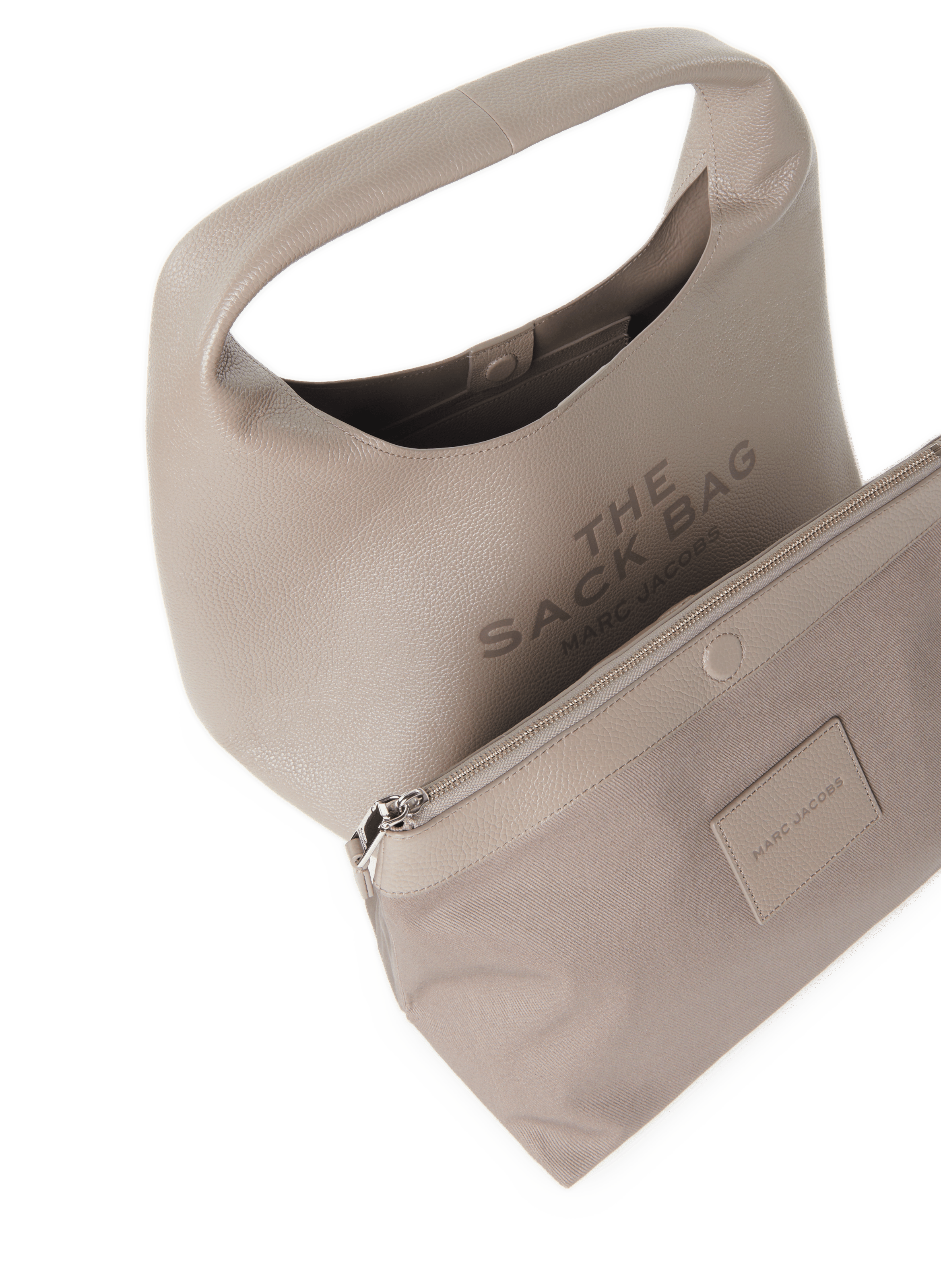 Sac à main en cuir MARC JACOBS Gris