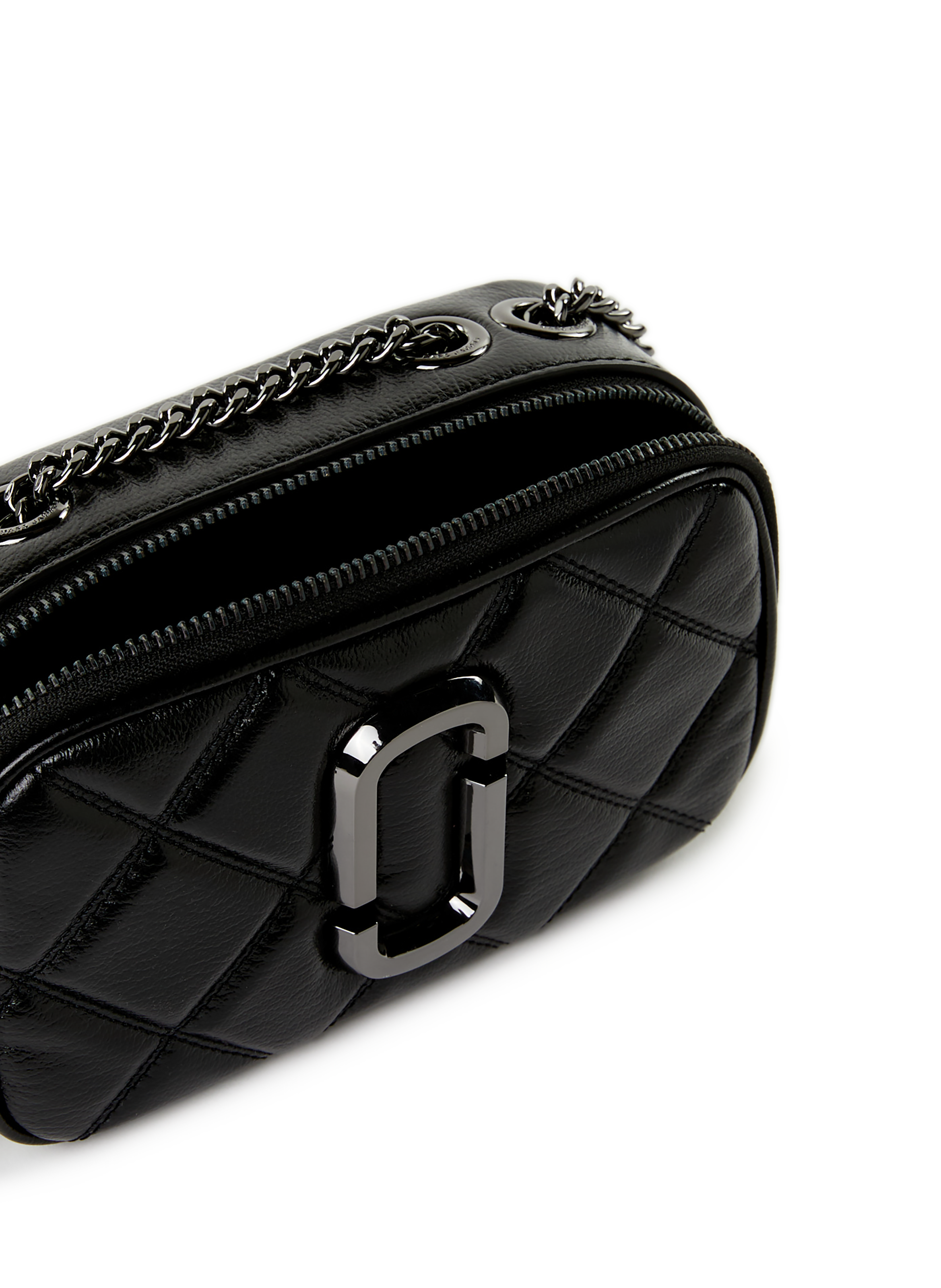 Sac à main matelassé The Snapshot MARC JACOBS Noir