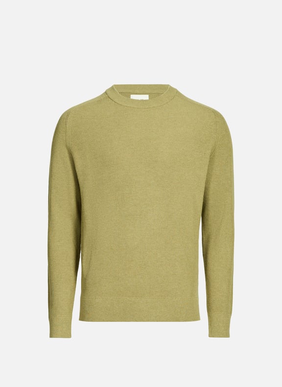 Ribbed jumper Green by NN.07 NN.07 Ribbed jumper Green