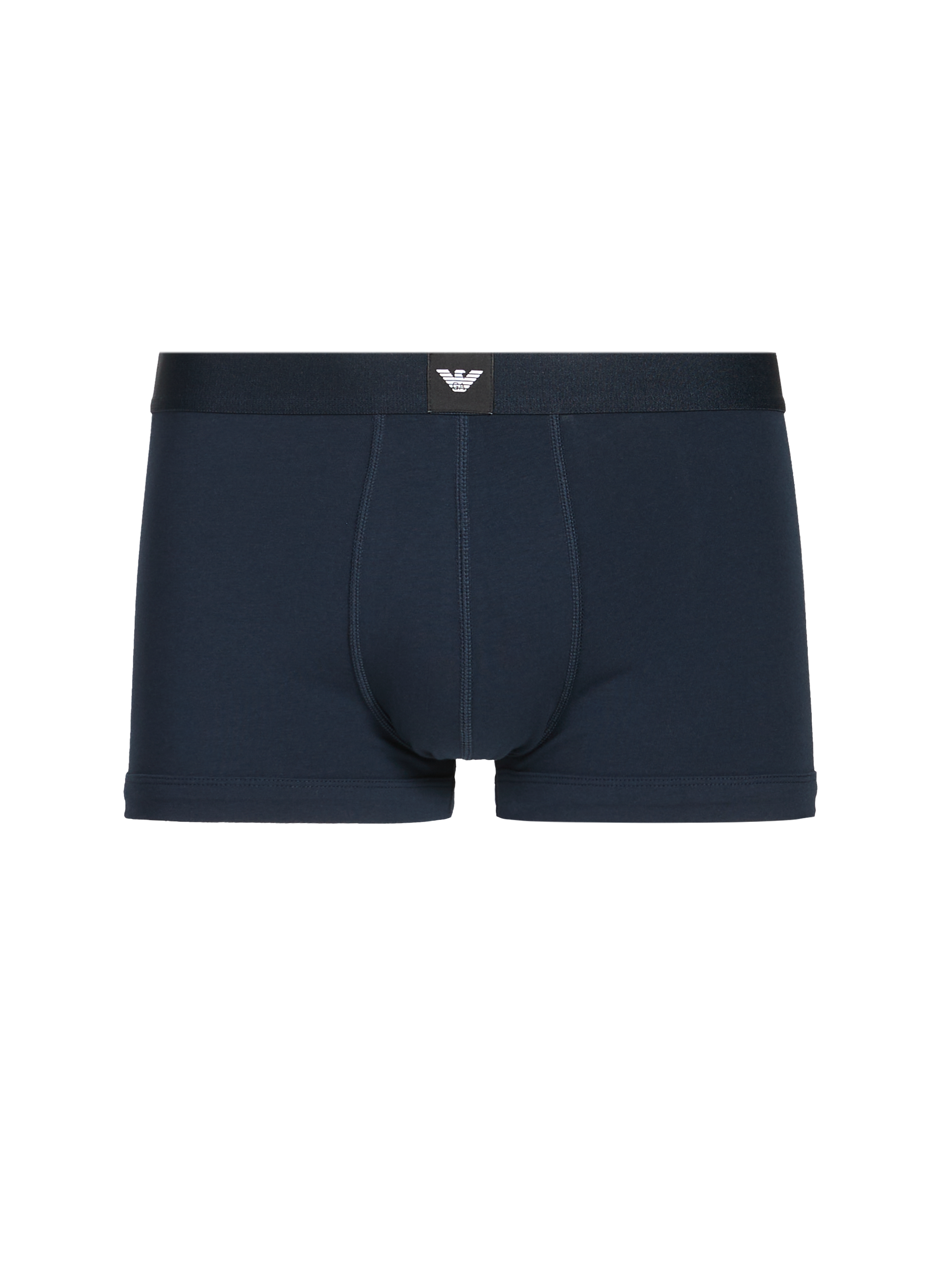  Pack of three cotton boxers EMPORIO ARMANI Blue