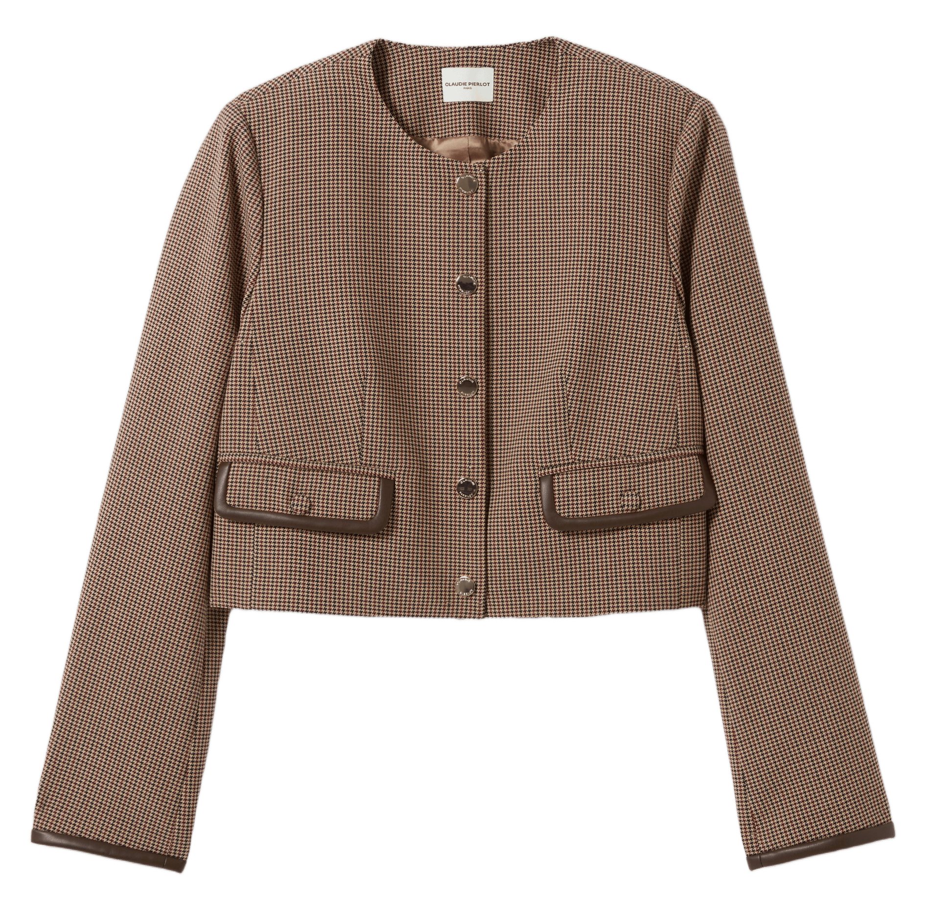 Veste droite col rond valeria CLAUDIE PIERLOT Multicolore