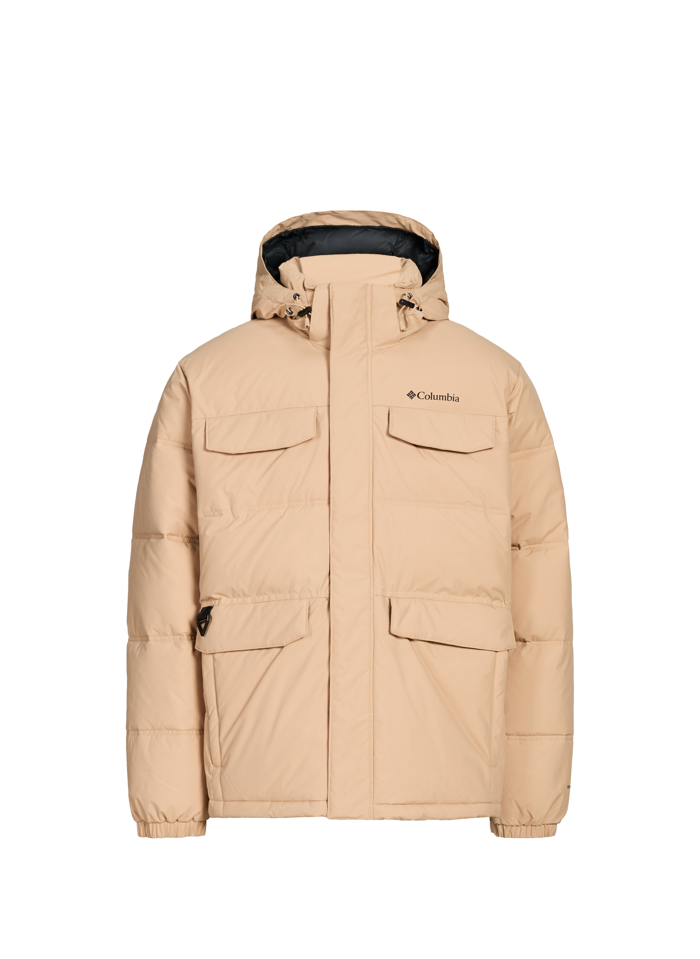 COLUMBIA Hooded Puffer Jacket Landroamer Brown