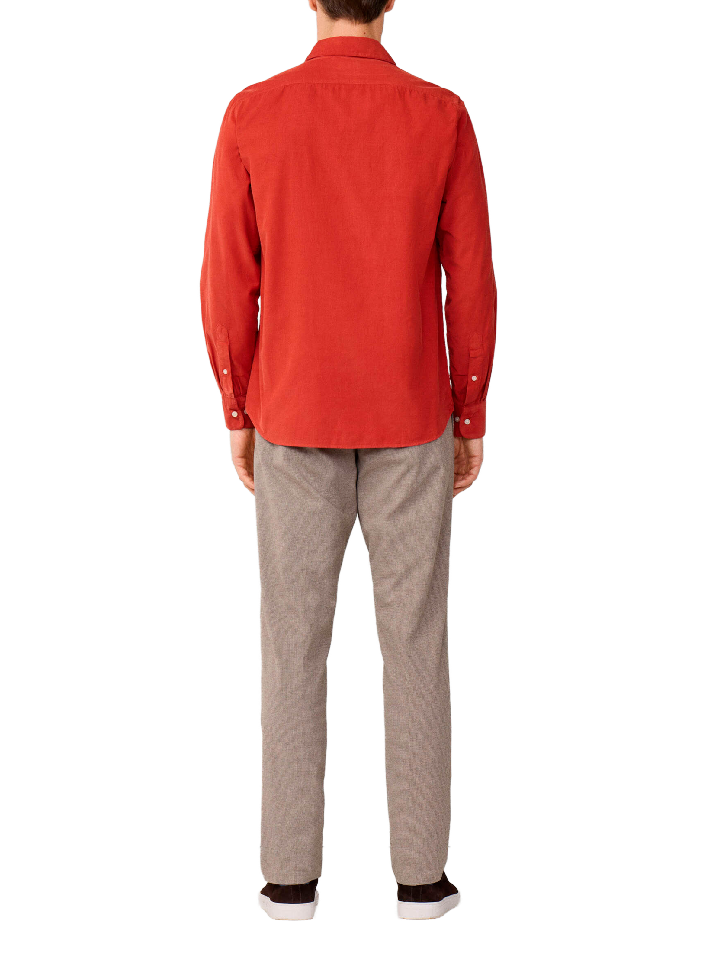 Chemise en coton FACONNABLE Marron