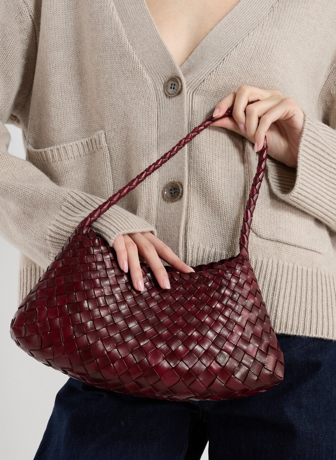 Sac à main Rosanna en cuir  DRAGON DIFFUSION Rouge