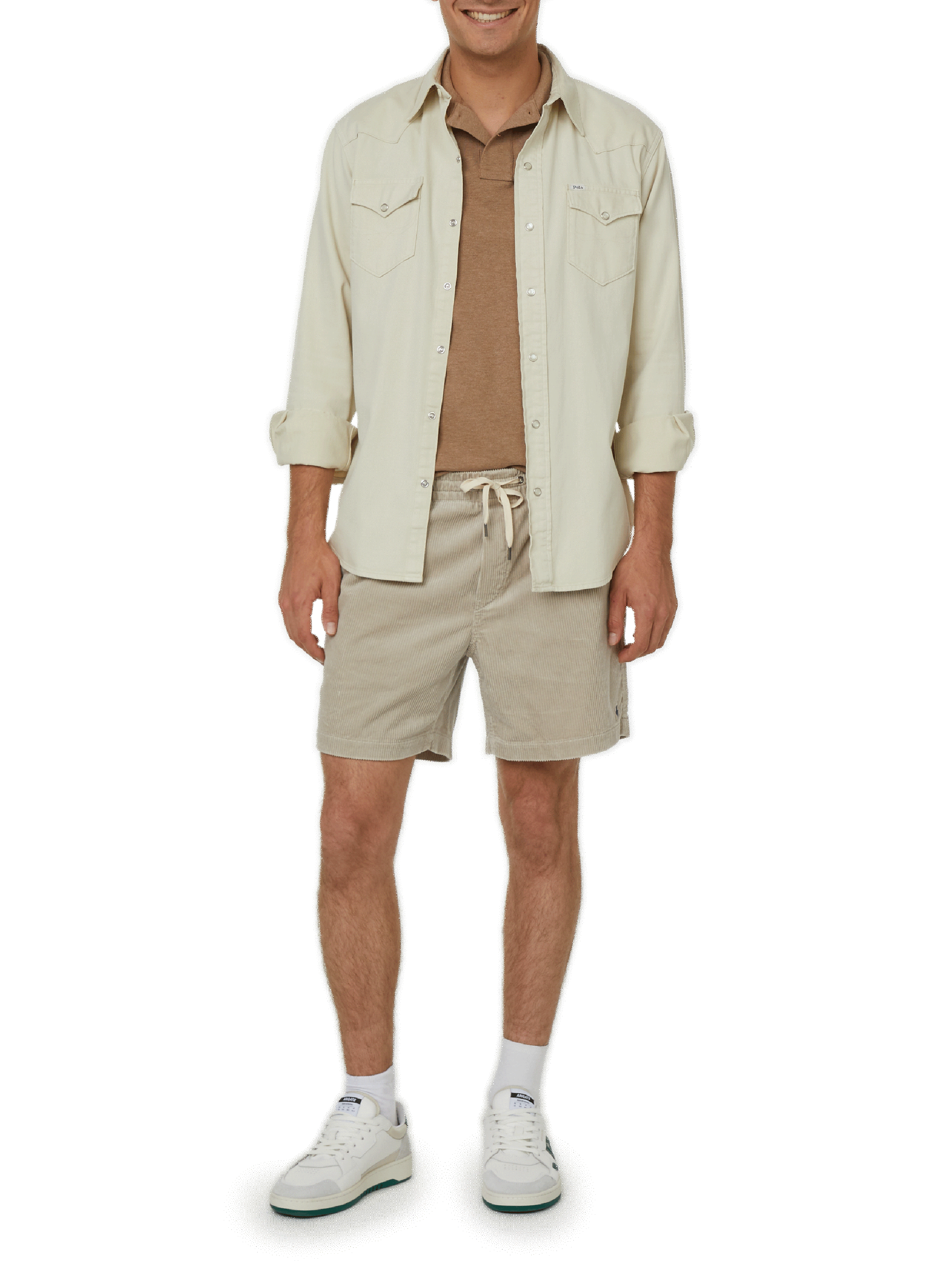 Chemise aspect denim POLO RALPH LAUREN Beige