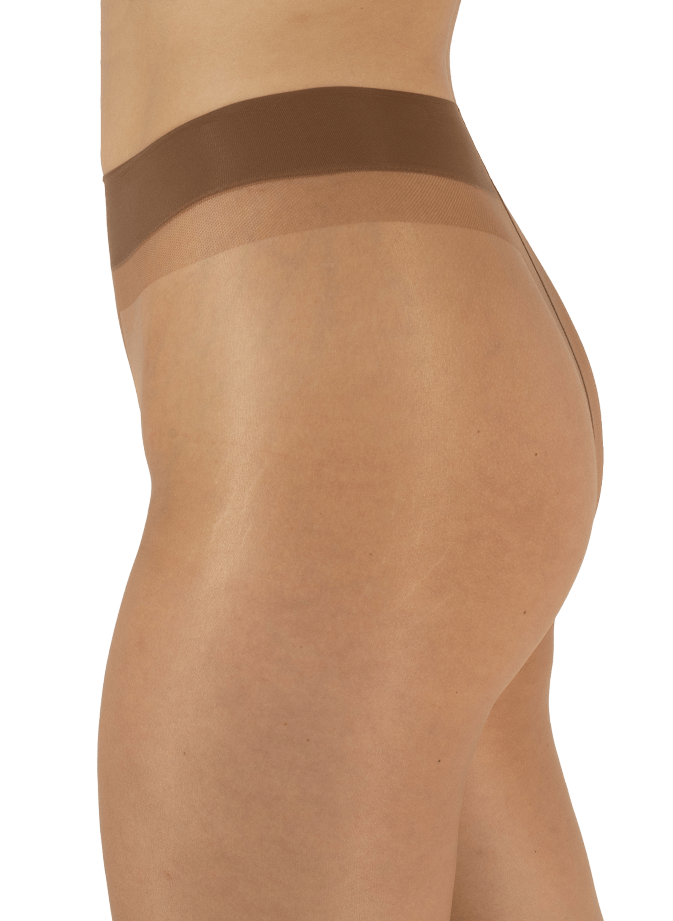 Collants Make Up satinés CETTE Marron