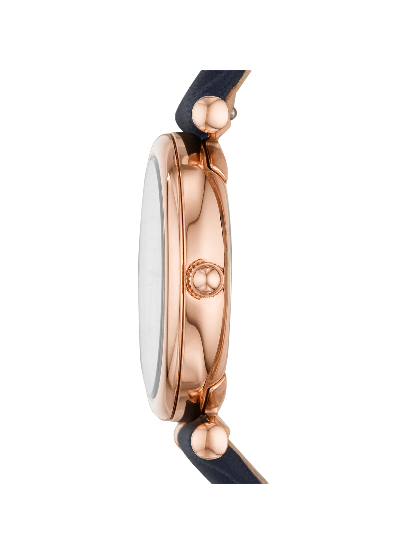 Montre quartz bracelet cuir FOSSIL Blanc