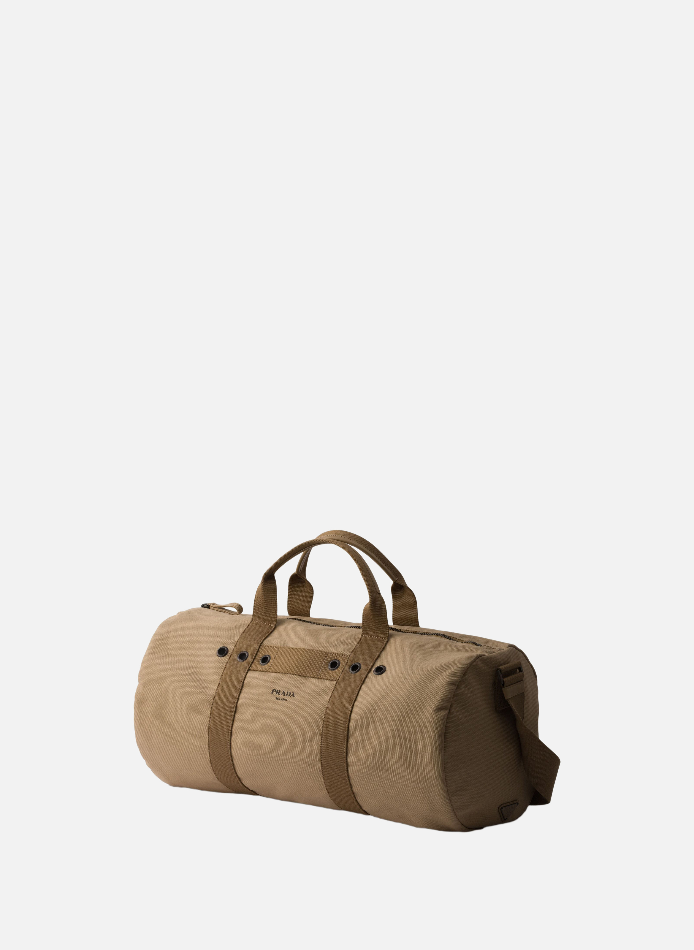 Sac marin en toile PRADA Beige