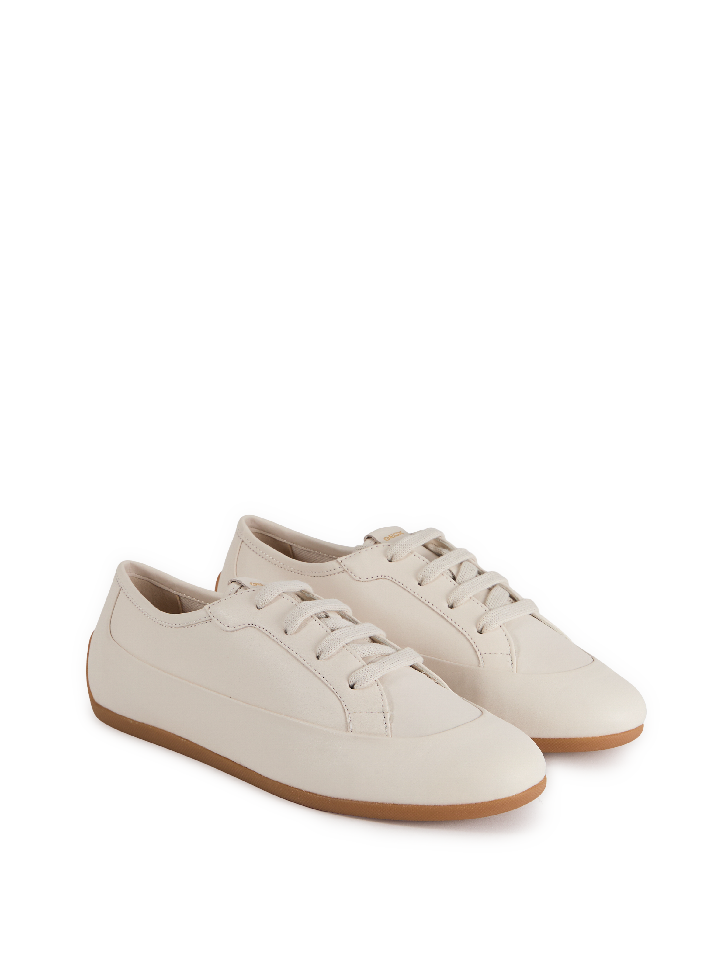 Baskets Addisse en cuir GEOX Beige