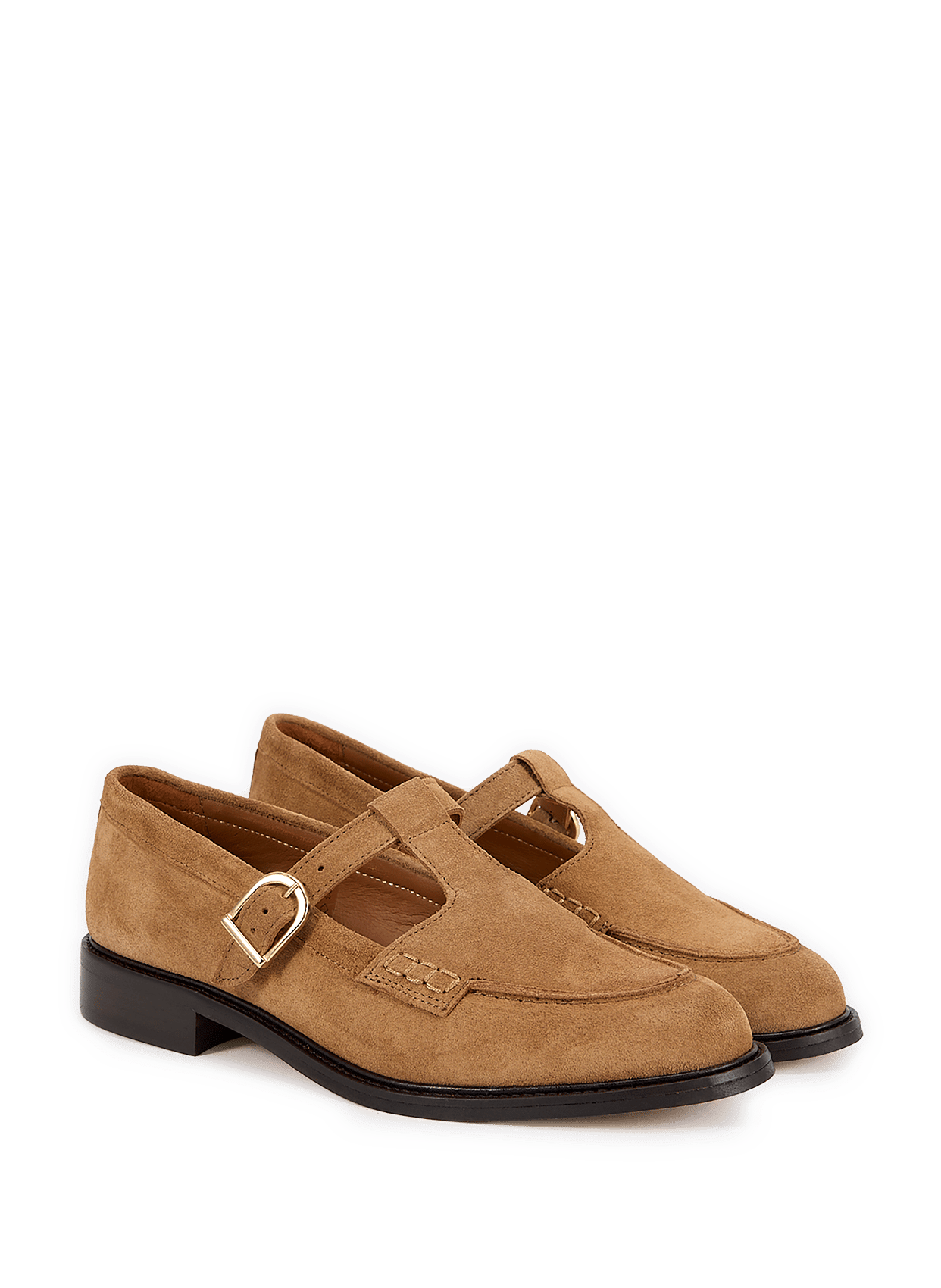 Anne leather moccasins MAISON TOUFET Brown