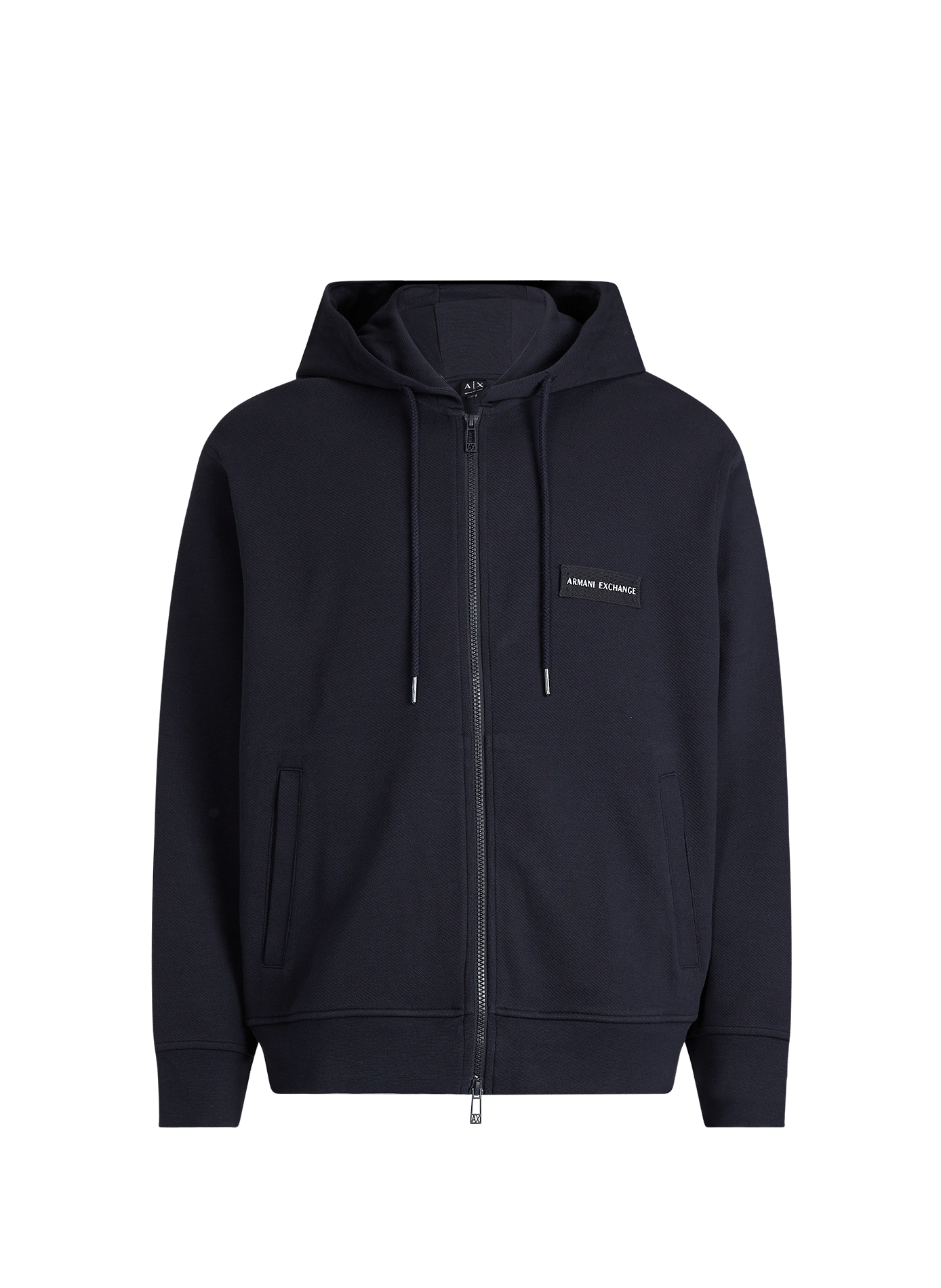 Sweatshirt à capuche en coton mélangé  ARMANI EXCHANGE Bleu