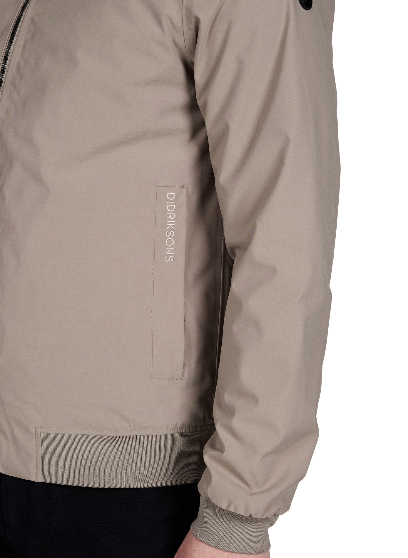 Veste ajustée à col montant DIDRIKSONS Marron