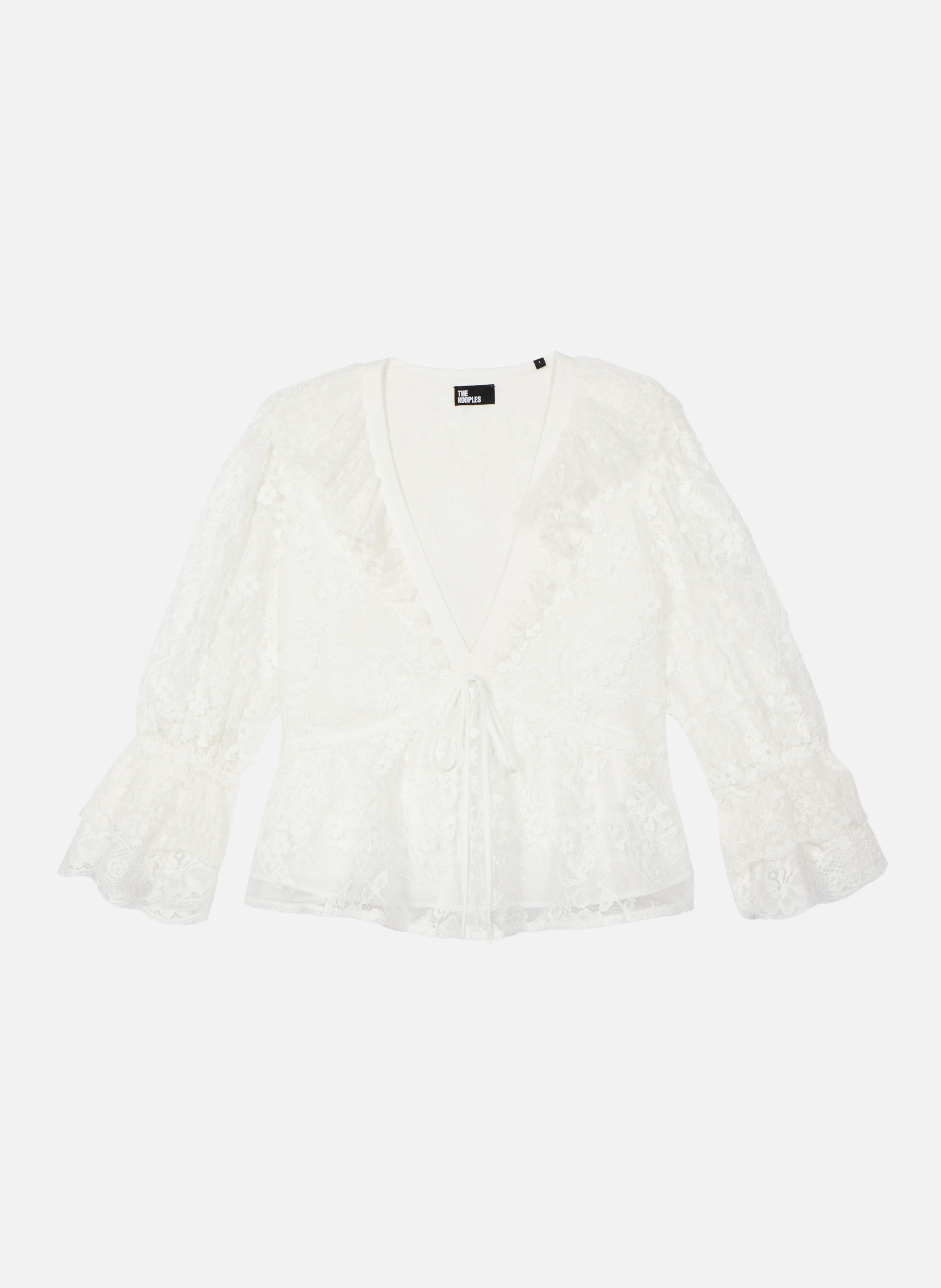 Top en dentelle THE KOOPLES Beige