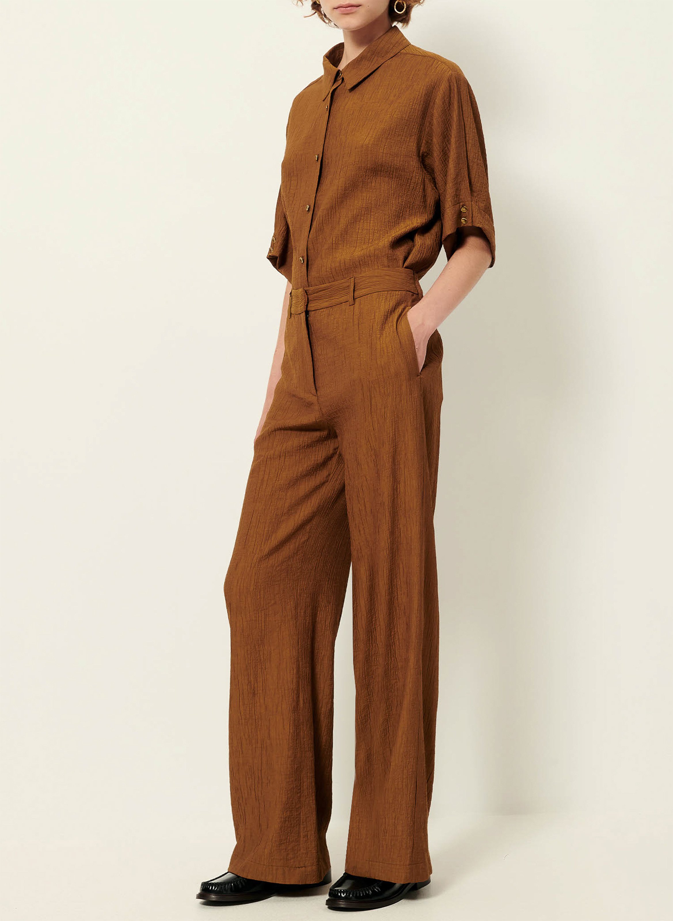 Pantalon droit tancreto SESSUN Marron