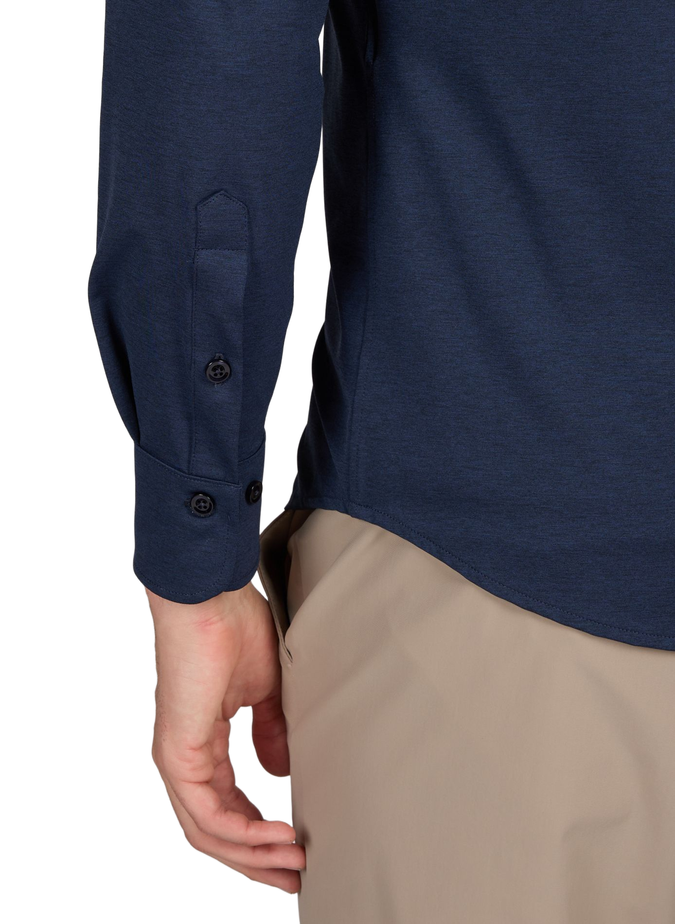 Straight classic collar shirt CRUNA Blue