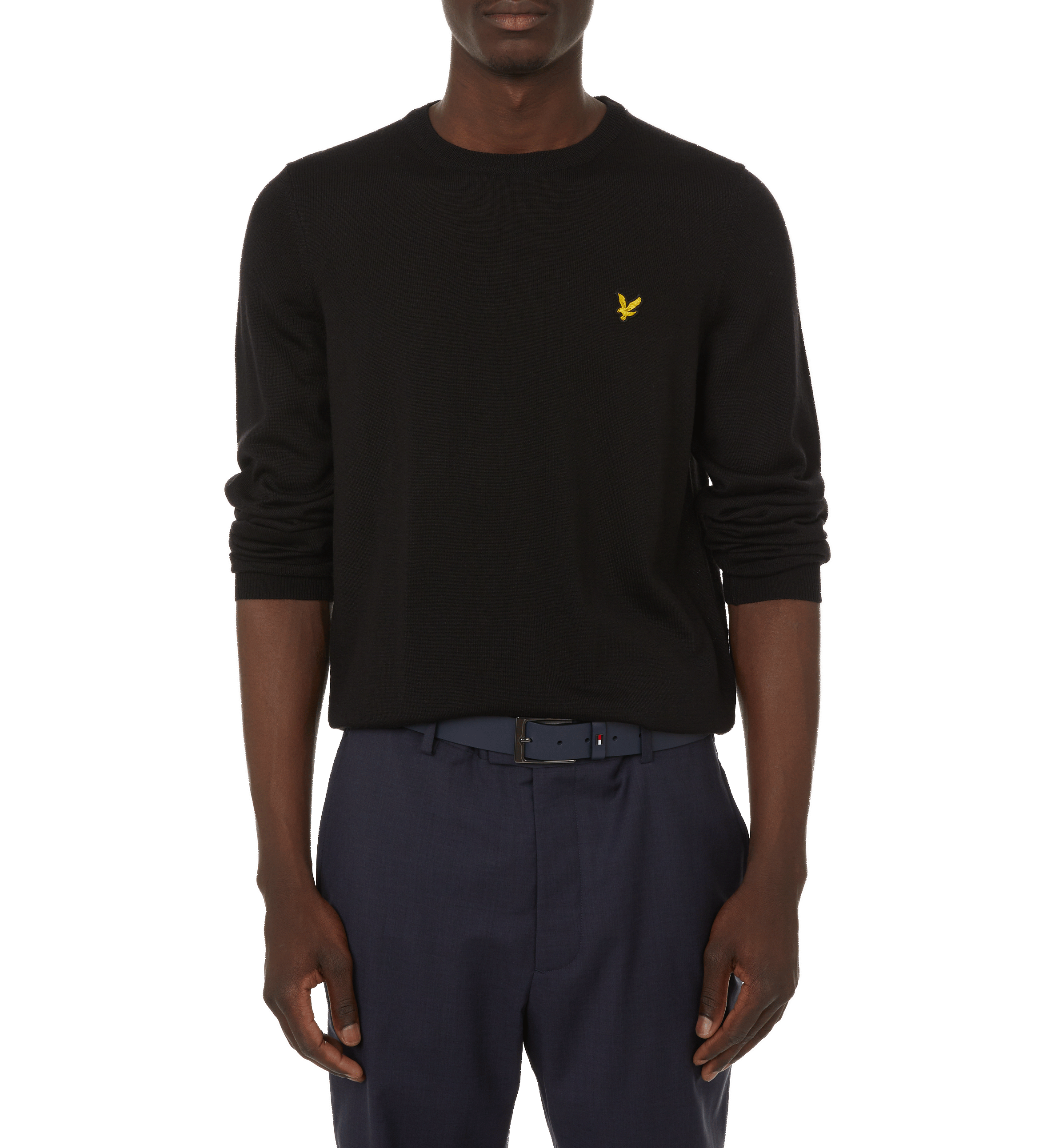 Pull en coton  LYLE & SCOTT Noir