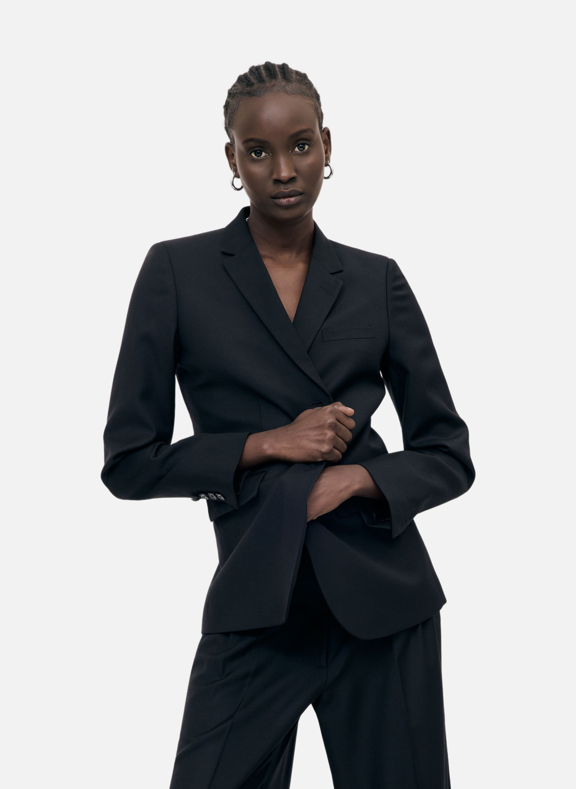 Veste de costume en laine coupe cintrée THE KOOPLES Noir