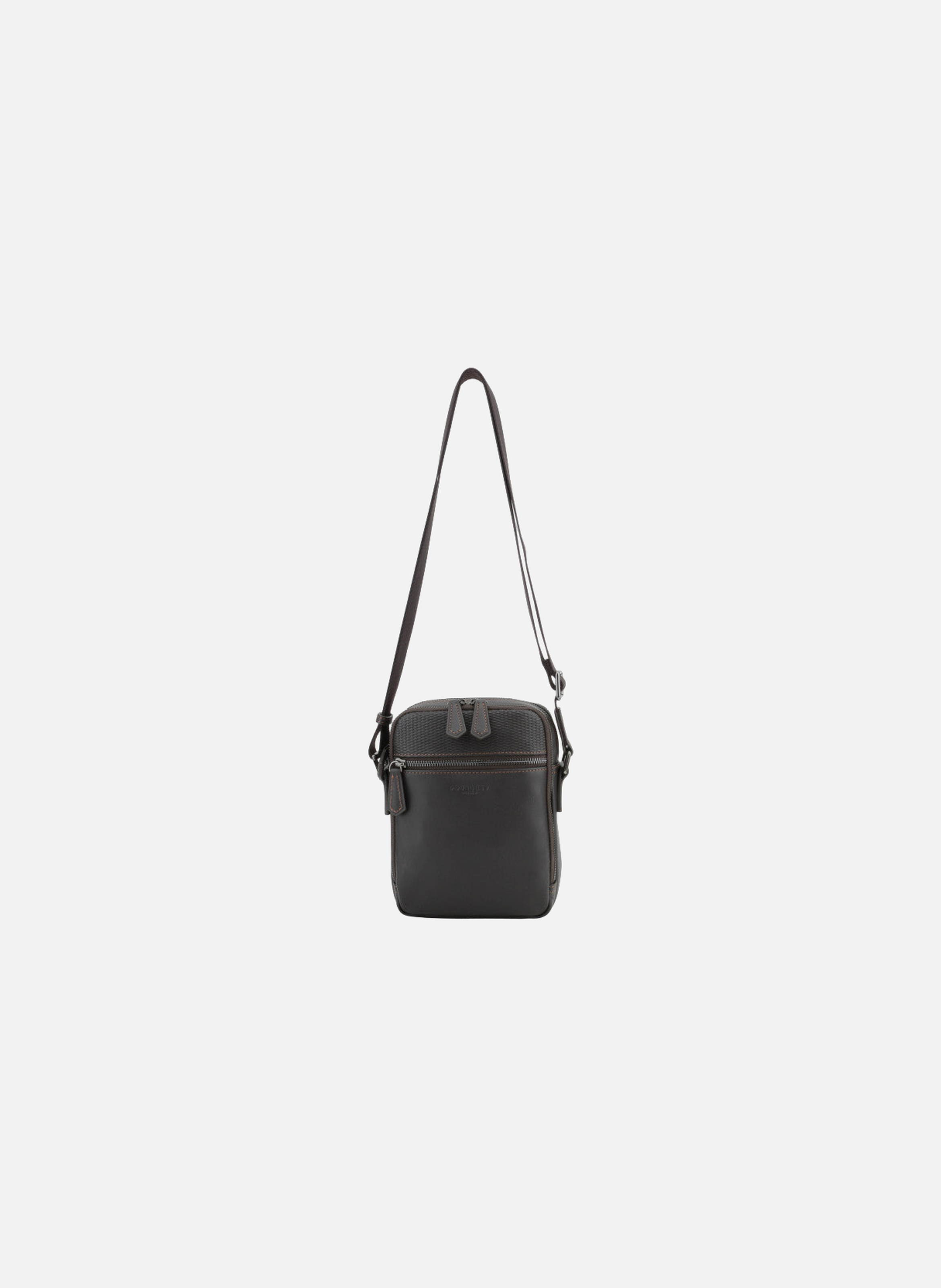Raphael | sac porté travers en cuir de vachette POURCHET Marron
